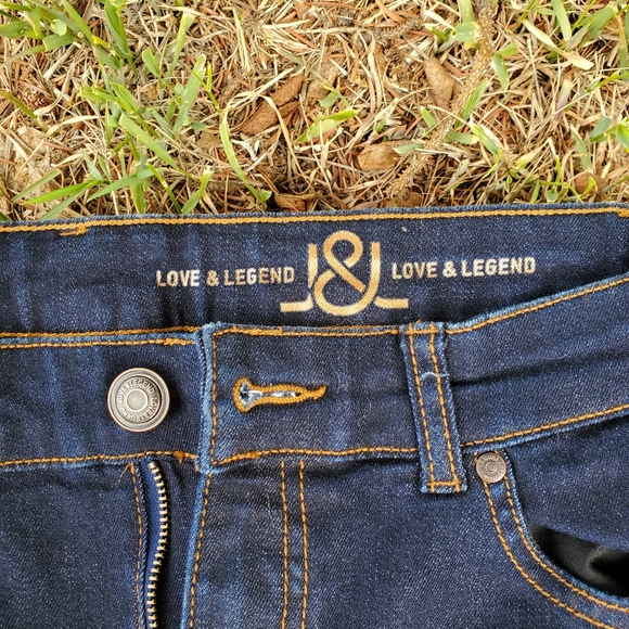 LOVE AND LEGEND SIZE 12 BLUE JEAN NWOT - Picture 6 of 6